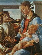 Sandro Botticelli Madonna and Child with an Angel oil on canvas